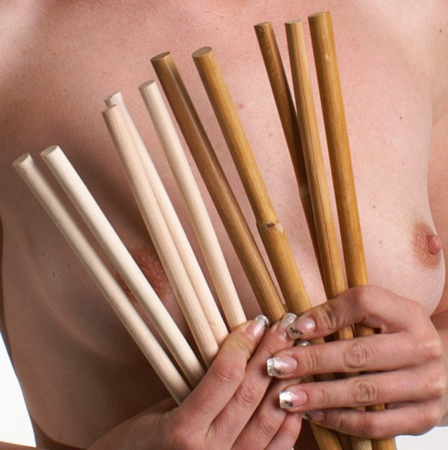 10er-Pack Rohrstöcke Mix geschält & ungeschält Ø ca. 10mm Länge ca. 70cm