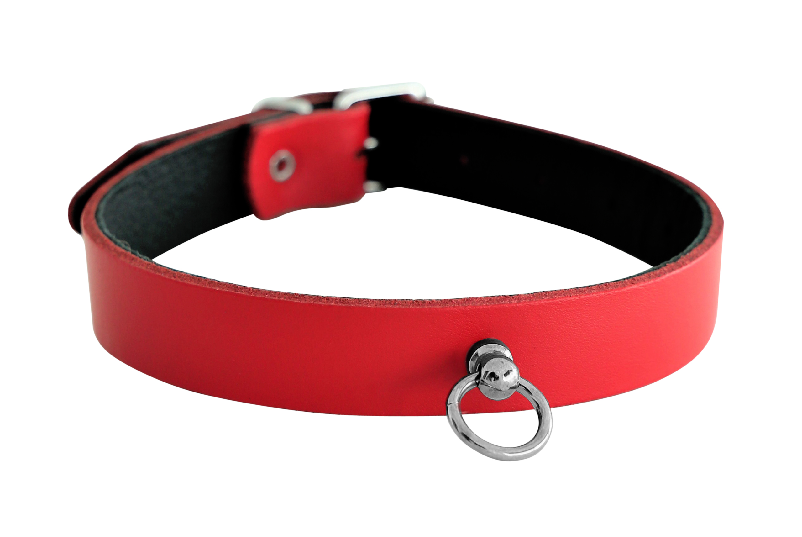 Choker - Halsband der O - Rot