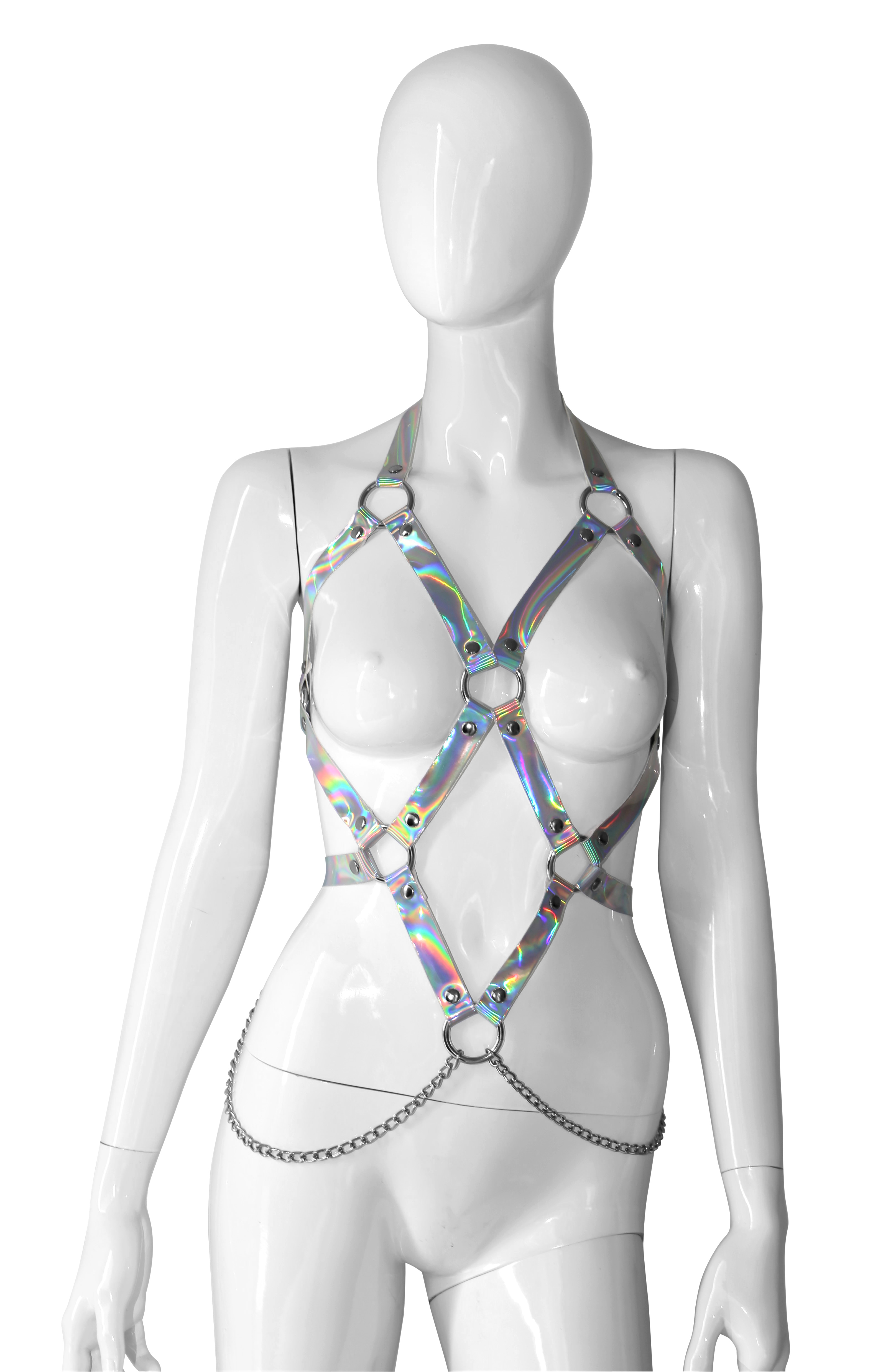 Body Holographic mit Ketten