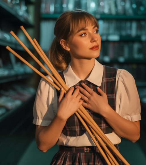 5er-Pack Cane unbehandelt - ungeschält, Ø ca. 10mm, Länge ca. 70cm